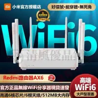 在飛比找樂天市場購物網優惠-【可打統編】小米Redmi路由器AX6 WiFi6三千兆級端