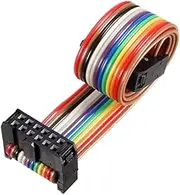 XYWHPGV IDC Rainbow Wire Flat Cable 12P D-type FC/FC Connector 2.54mm Pitch 0.25m/9.8inch Length(efd72 6e3f2 ab0ba bf5ff 45e68 7a170