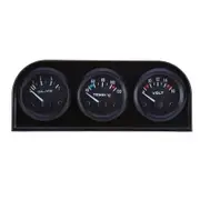 B734 52MM 3 in1 Car Accuracy Auto Gauge Voltmeter Water Temperature Oil Pressure Sensor Triple Kit