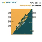 AVmatrix MV0430 3G-SDI Scaling Converter & Multiviewer for 4 Channel SDI Scaler