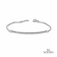 在飛比找PChome24h購物優惠-SOPHIA 蘇菲亞珠寶 - 流螢 18K 鑽石手鍊