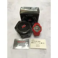 在飛比找蝦皮購物優惠-CASIO 手錶 G-SHOCK 紅色 電子 類比 merc