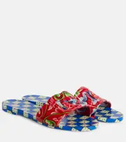 [Dolce & Gabbana] Dolce & Gabbana Rubber slides AU 8 multicoloured