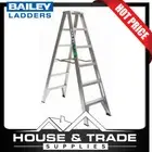 Bailey Ladder Trade 1.8m 6 Step Double Sided 150kg Aluminium FS13430