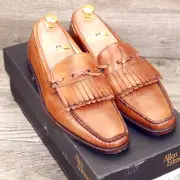 * NEW * $295 Allen Edmonds ALTON 8.5 D Bourbon * add $15 new Trees