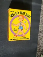 Walk-A-Way Baby Vintage Toy By Marx New In Box