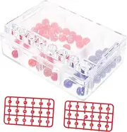 KOMBIUDA 1 Set Machine Raffle Party Game Prop Caller Party Games Props Colorful Balls Adults Manual Security + Ball Machine Games Machine Bingo Games Plastic