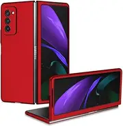 Matte Felling Protective Folding Case for Samsung Galaxy Z Fold 6 5 2 3 5G Fold5 fold6 Fold4 Fold 4 Fold2 Fold3 Cover,red,for Samsung Z Fold 6