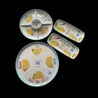 Novogratz Outdoor Home Melamine Taco Spinning Platter Serving Tray Chip Dip X 4