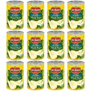 DEL MONTE Lite Sliced Bartlett Pears in Extra Light Syrup Canned Fruit 12 Pac...