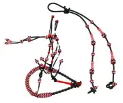 Bosal/Rienda Set Black/Bosal Charro Cabresto Headstall