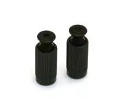 (2) Schaller Black Original Floyd Rose Tremolo Studs & Body Inserts BP-0195-003