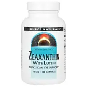 Source Naturals, Zeaxanthin with Lutein, 10 mg, 120 Capsules