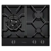 Westinghouse 60cm Gas Cooktop - Black Ceramic Glass