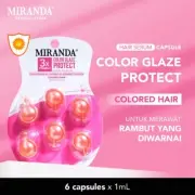 6x Miranda Hair Serum Color Glaze Protect Colored Hair @6x1ml