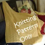New Maddy Laine Maddycraft ML137 Sleep Softly Baby Afghan Throw Knitting Pattern