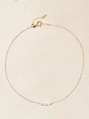 [Persée] Persée - 18-karat Gold Diamond Anklet - One size One size Gold