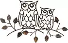 Metal Owl Decor Wall Decoration Metal Owl Wall Art Decor for Home Living Room Be