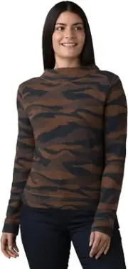 NEW prAna $150 WOMEN'S SNOWBOUND SWEATER IN SEPIA SZ XS