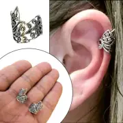 Adjustable Ear Cuffs Leaf Clip On Wrap Earring Conch Helix Non Piercing Jewelry