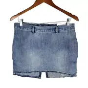 NWT WOMEN'S ONE TEASPOON DENIM MINI FREELOVE SKIRT HUSK BLUE SIZE 26 119$