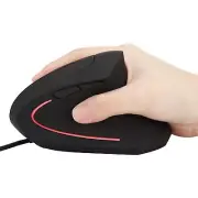 Mouse Vertical Wired Ergonomic With Cable 6D Wired LED Mens Game/Home Office