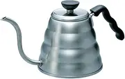 HARIO V60 VKBR-120-HSV Drip Kettle Vono Hairline Silver, Practical Capacity, 28.7 fl oz (800 ml), Gas and Induction Compatible, Made in Japan