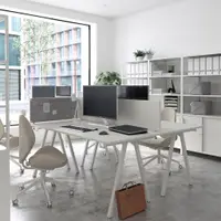 在飛比找蝦皮購物優惠-北歐LOFT風格IKEA宜家TROTTEN書桌工作桌辦公桌電