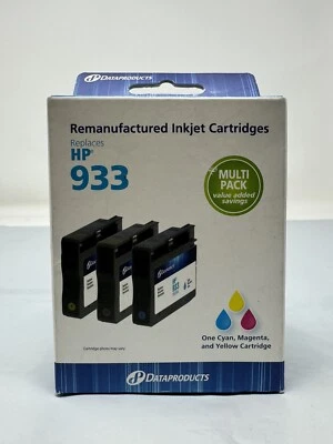 Dataproducts 3-Pack Standard Ink Cartridges Compatible w/ HP 933