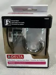 Delta Bathroom "Robe Hook" Chrome Finish 75935 Trinsic Collection Damaged Box