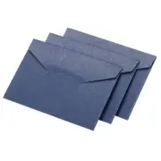 50 Pack V Flap Invitation Envelopes, Present Card Assorted Color Envelope(Blue)