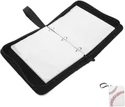Generic Baseball Card Binder Compact PU Four Pocket Sports Card Storage for Collectors