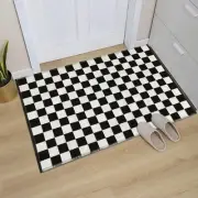 Seavish Checkered Rug, 2x3 Ft Moroccan Checkerboard Rug Ft,