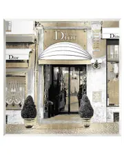 Chic Fashion Glam Storefront Wall Plaque Wall Art by Madeline Blake