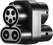CCS1 To CCS2 Adapter，From CCS1 Charger To CCS2 Electric Vehicle Charger DC Fast Charging Adapter Connector，Compatible For Tesla