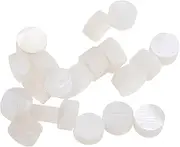 Musiclily Pro 4mm Natural Mother of Pearl Guitar Fretboard Inlay Dots, White Pearl (Set of 20)