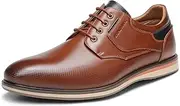[Bruno Marc] Men's Brown Casual Dress Shoes LG19008M Size 12 M US