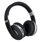 [bluetooth 5.0] Portable Wireless Headphone Foldable TF Card FM Radio Stereo Headset with Mic SILVER COLOR