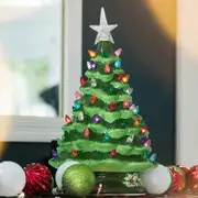 Ceramic Christmas Tree Christmas Tree LED Decoration Ceramic Desktop Christmas Decoration A