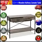 Artiss Console Table Hallway Side Table Display Desk Hall Stand Storage Wooden