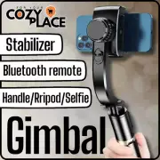 GIMBAL Stabilizer Selfie Stick Foldable Wireless Tripod with Bluetooth Shutter