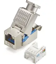 Shielded Cat5E Keystone Jack, Toolless, Poe++ (4Ppoe) 100W, UL Listed, ETL Verif