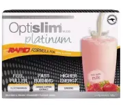 Optislim VLCD Platinum Vanilla Strawberrie Sachets 39 Mixed Boxes