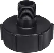 2Pc Hose Adapter Reducer Connector Water Tank Fitting 2'' Standard Coarse Thread Durable Garden Hose Pipe Tap Storage