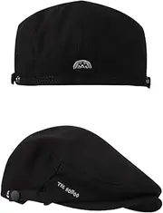 [svlftecon] Unisex Newsboy Cap Flat Ivy Hat Cabbie Hunting Driving Hat for Four Seasons Available Adjustable Series 1
