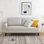 Zinus 3 Seater King Sofa - Light Grey