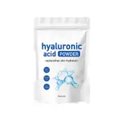 unbrand Hyaluronic Acid Powder, 100g Hyaluronic Acid Serum Powder Water Soluble Face Mask Powder, Low Molecular Weight, Skin Hydration and Moisture...