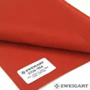 Zweigart Fabric 14ct Aida Christmas Red 3706-954