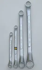 Ring Spanners, Wrenches, Metric 4pc, 8mm to 22mm, Forged Steel, Minimax, New