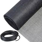 40"x51" Fiberglass Screen Mesh Window Screen Door Repair for Patio Door Window